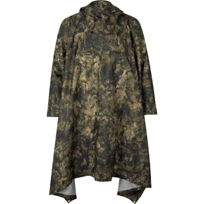 Pončas SEELEND Taxus, one size (camo invis green)