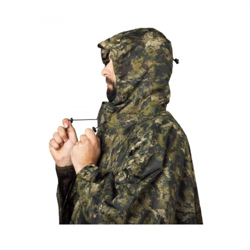 Pončas SEELEND Taxus, one size (camo invis green)