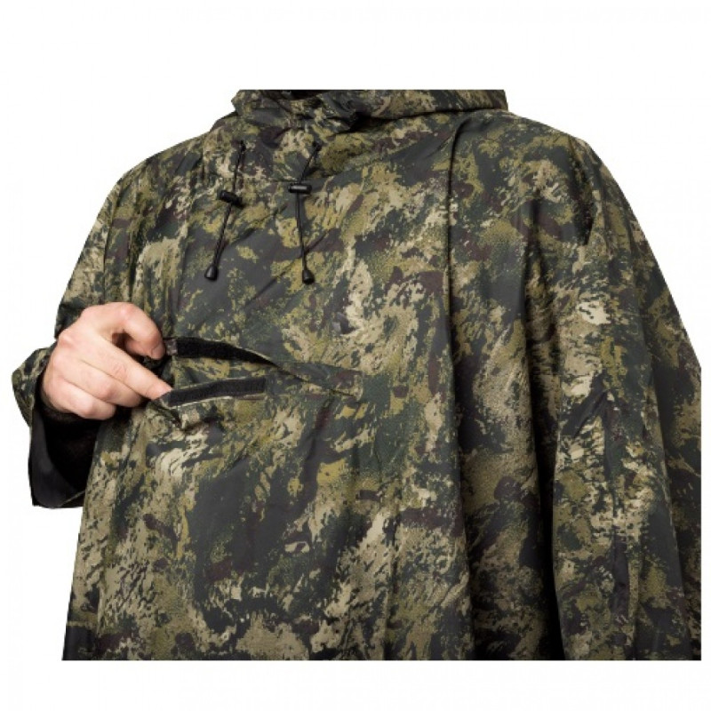 Pončas SEELEND Taxus, one size (camo invis green)