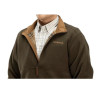 Fleece HARKILA Sandhem (Willow green melange)