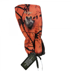 Camouflage Gaiters with Boar Motif (orange)