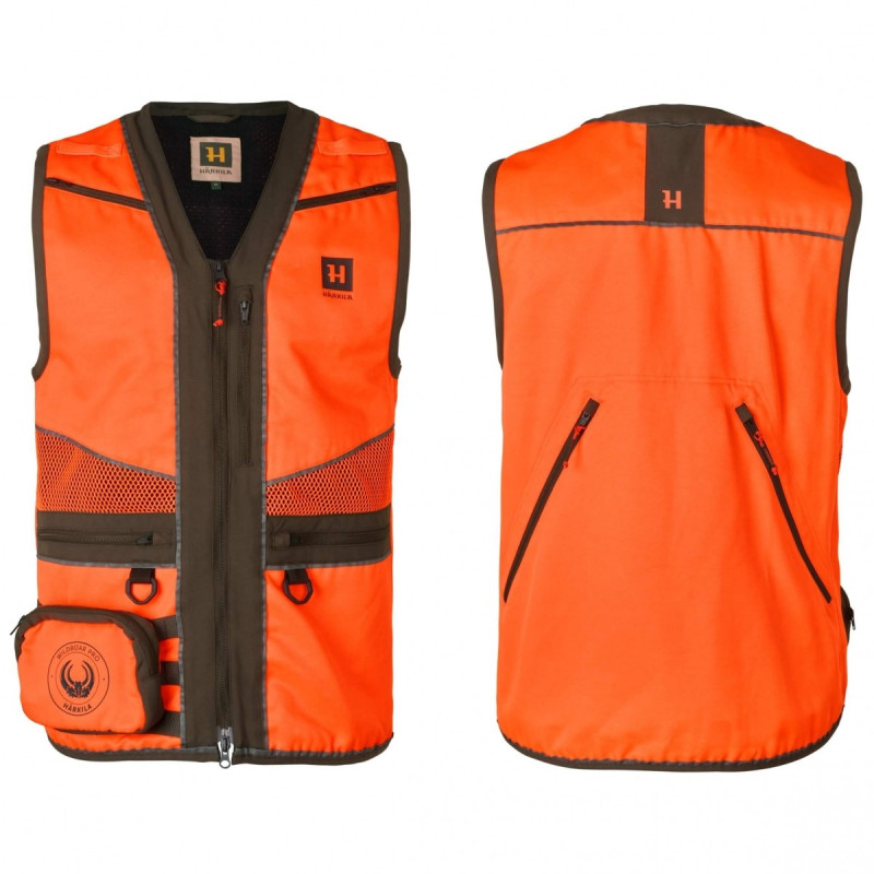 Liemenė HARKILA Wildboar Pro Blaze waistcoat (Orange blaze/Brown)