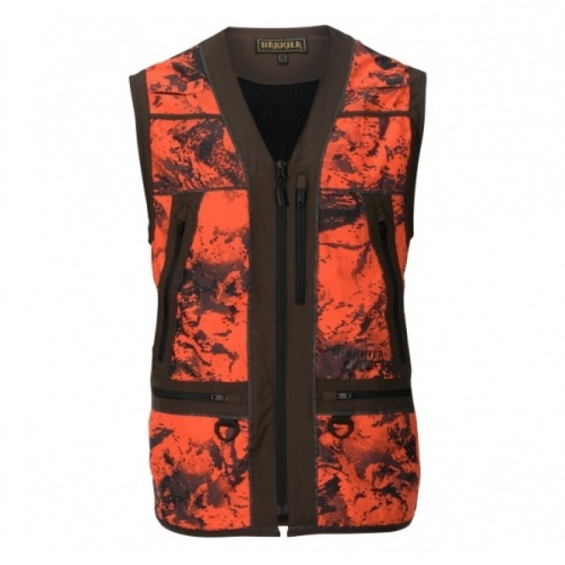 Liemenė HARKILA Wildboar Pro Safety (AXIS MSP® orange blaze/shadow brown)