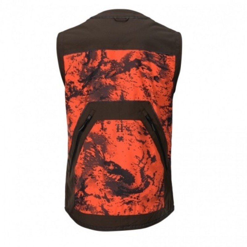 Liemenė HARKILA Wildboar Pro Safety (AXIS MSP® orange blaze/shadow brown)