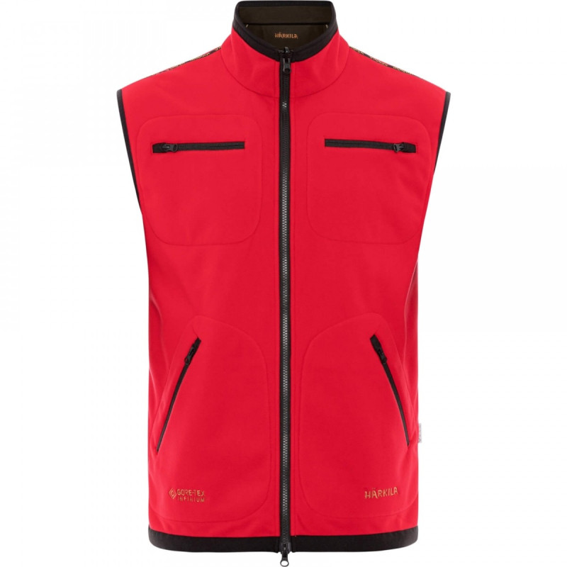 Liemenė HARKILA Kamko fleece reversible (Brown/red)
