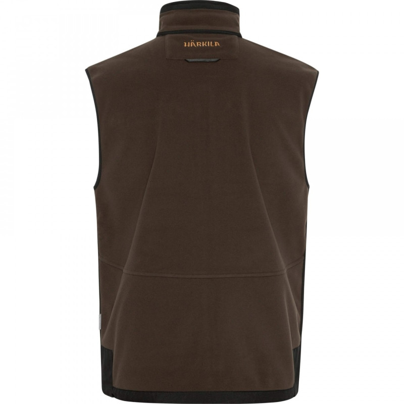 Liemenė HARKILA Kamko fleece reversible (Brown/red)