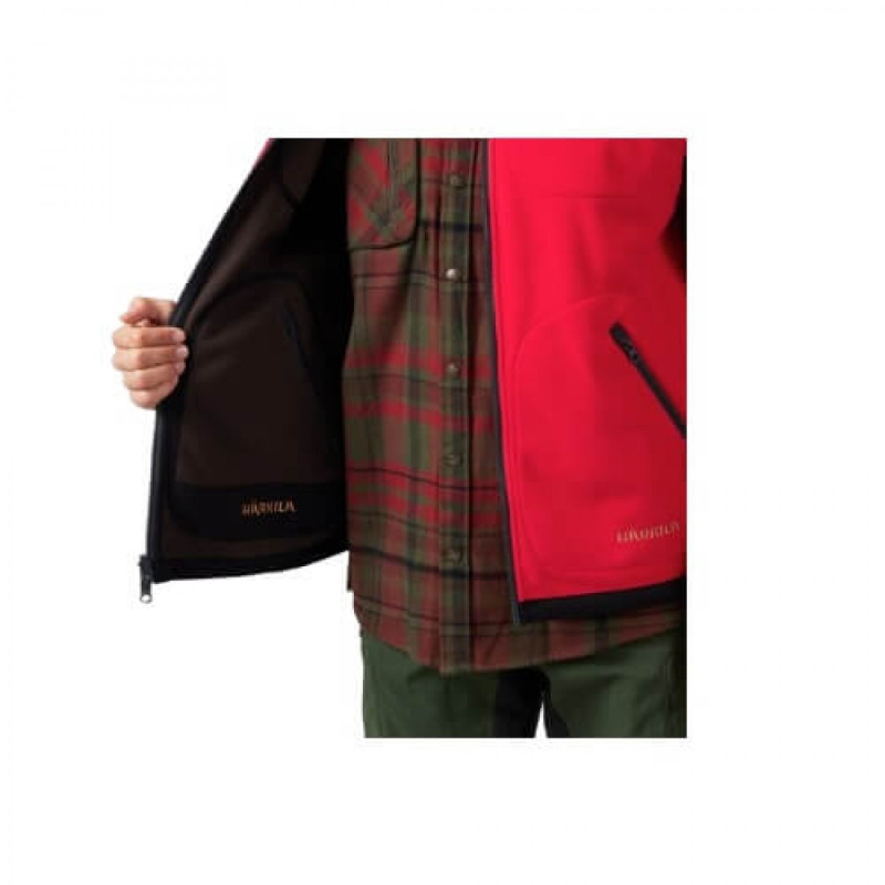 Liemenė HARKILA Kamko fleece reversible (Brown/red)