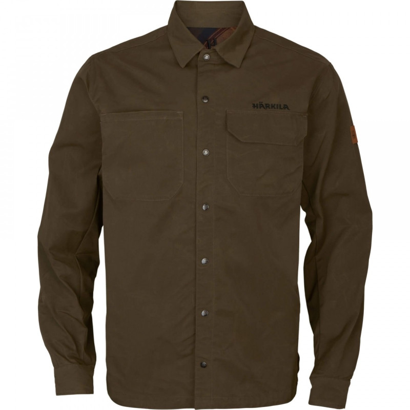 Jacket HARKILA Eirik Reversible (Willow green/Burgundy)