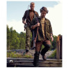 Jacket HARKILA Eirik Reversible (Willow green/Burgundy)
