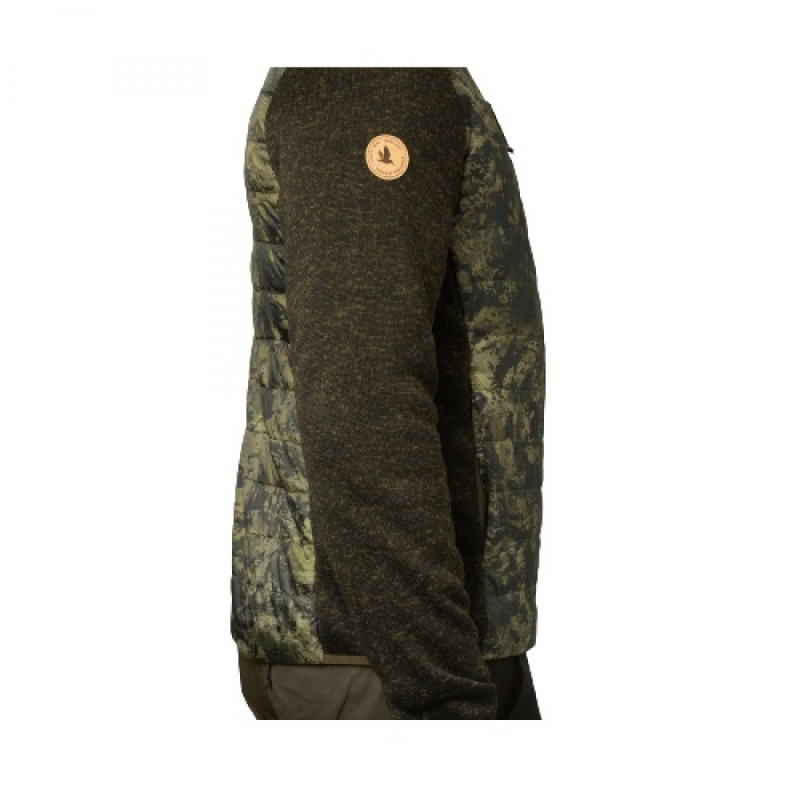 Striukė SEELAND Theo Hybrid Camo (pine green/invis green)