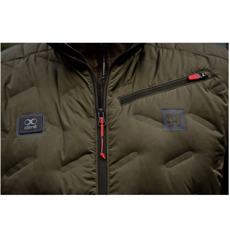 Liemenė HARKILA Clim8 Insulated, šildoma (willow green)