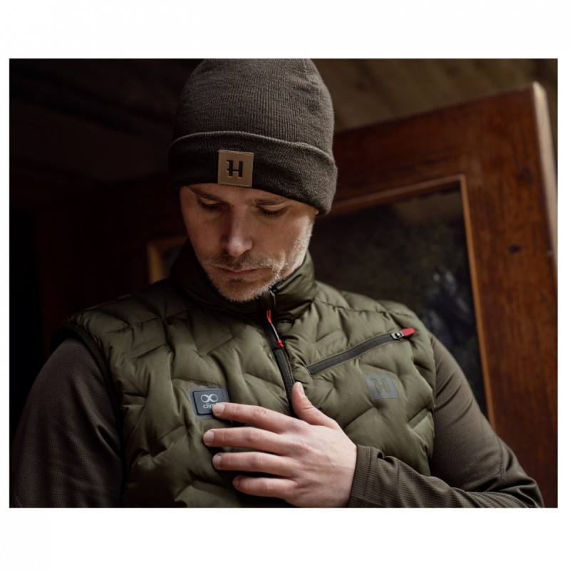 Liemenė HARKILA Clim8 Insulated, šildoma (willow green)