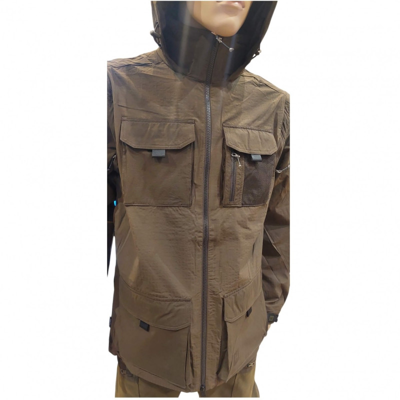Jacket HARKILA Trail zip-off (Willow green)