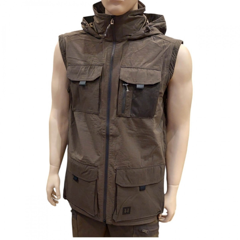 Jacket HARKILA Trail zip-off (Willow green)
