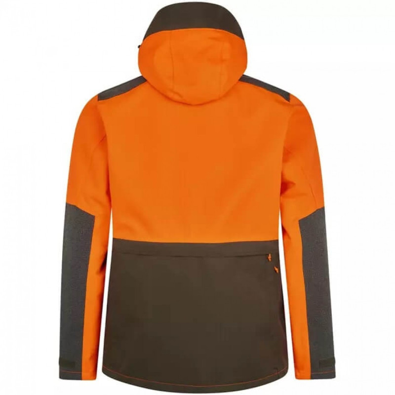 Jacket SEELAND Venture Rover (Pine green/Hi-Vis orange)