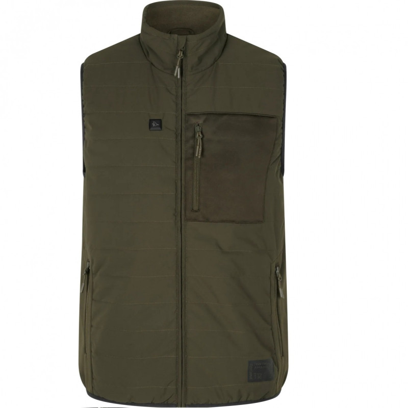 Waistcoat SEELAND Celsius Heat (Pine green)