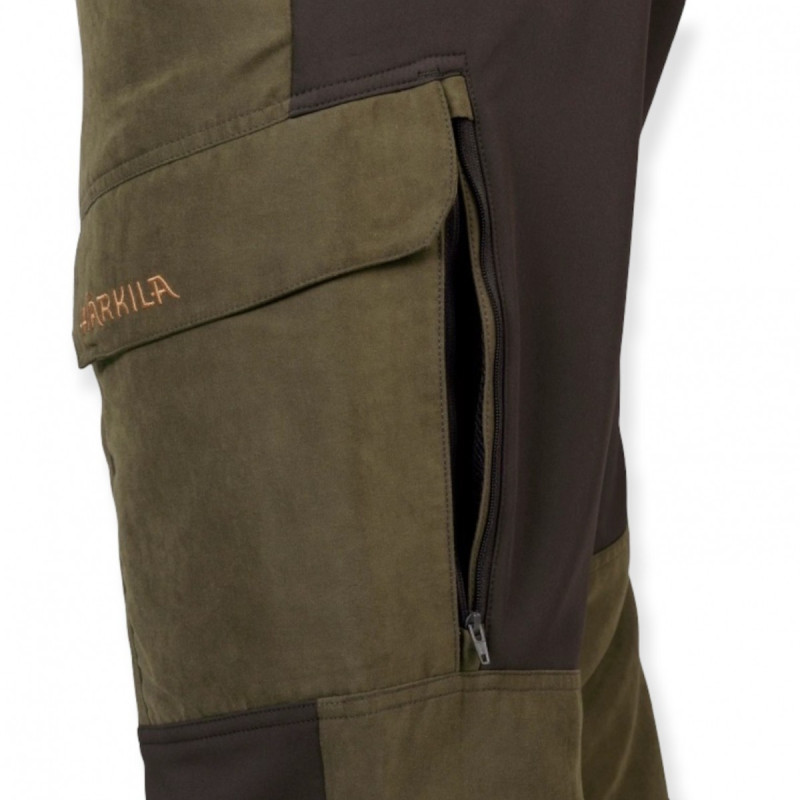 Kelnės HARKILA Scandinavian (willow green/deep brown)