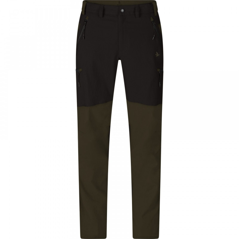 Kelnės SEELAND Outdoor stretch (pine green/meteorite)