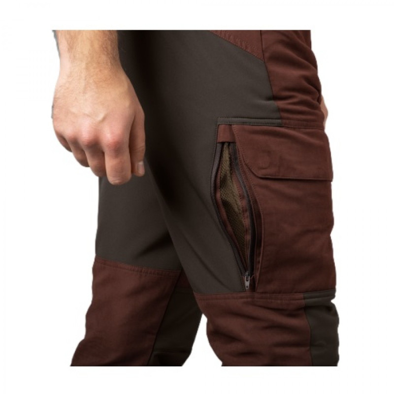 Kelnės HARKILA Scandinavian (Bloodstone red/shadow brown)