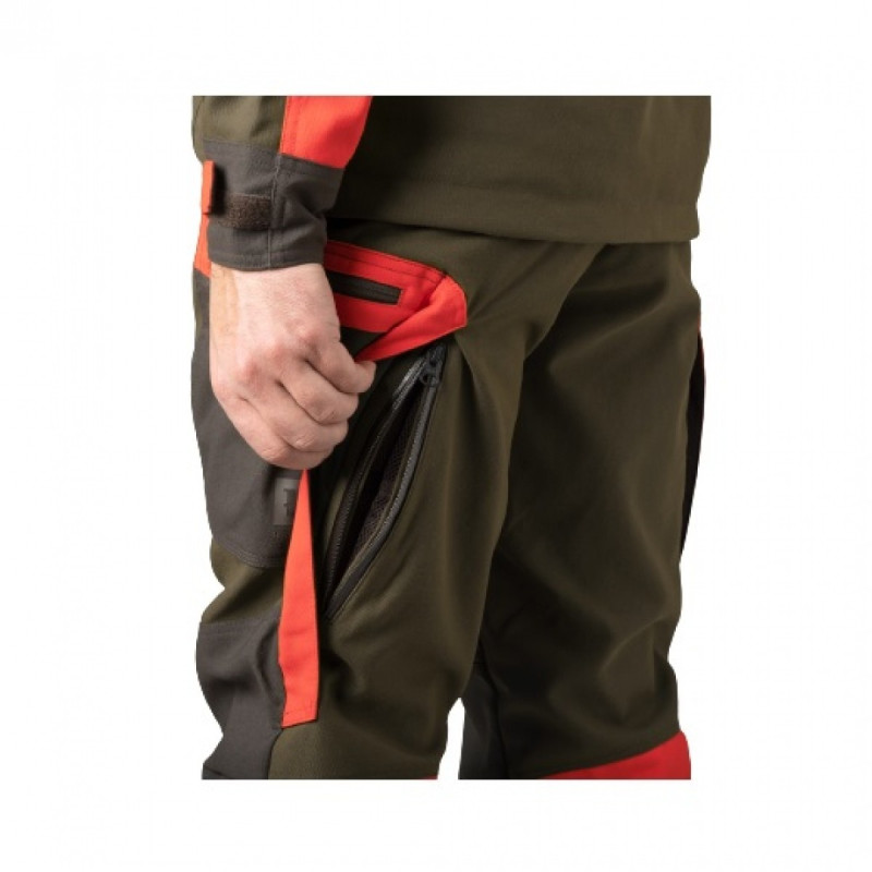 Kelnės HARKILA Pro Hunter Dog Keeper GTX (willow green/orange)
