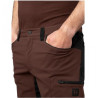 Kelnės HARKILA Ragnar (Burgundy/black)