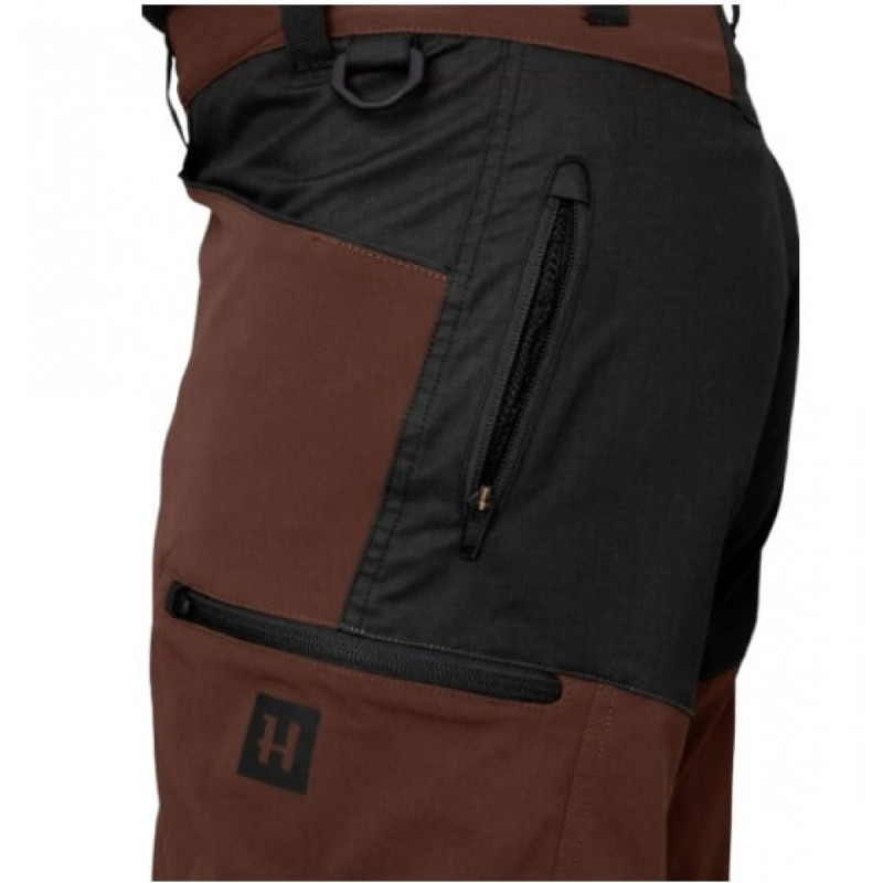 Kelnės HARKILA Ragnar (Burgundy/black)