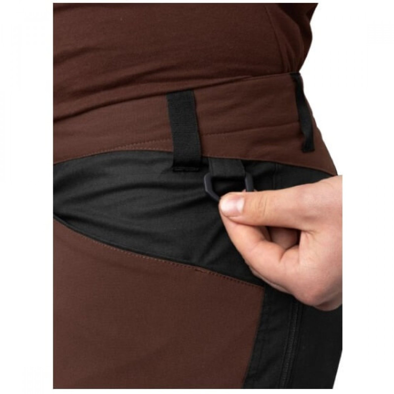 Kelnės HARKILA Ragnar (Burgundy/black)