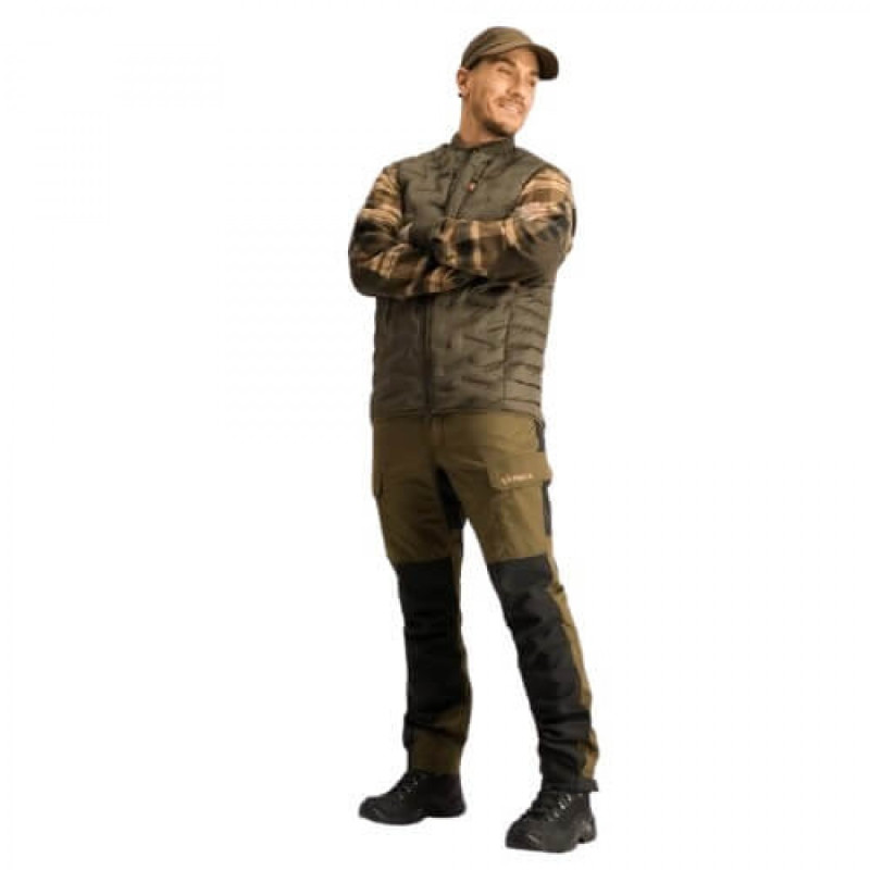 Trousers HARKILA Silas (Dark olive)