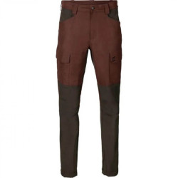 Trousers HARKILA Asmund (Burgundy/Shadow brown)