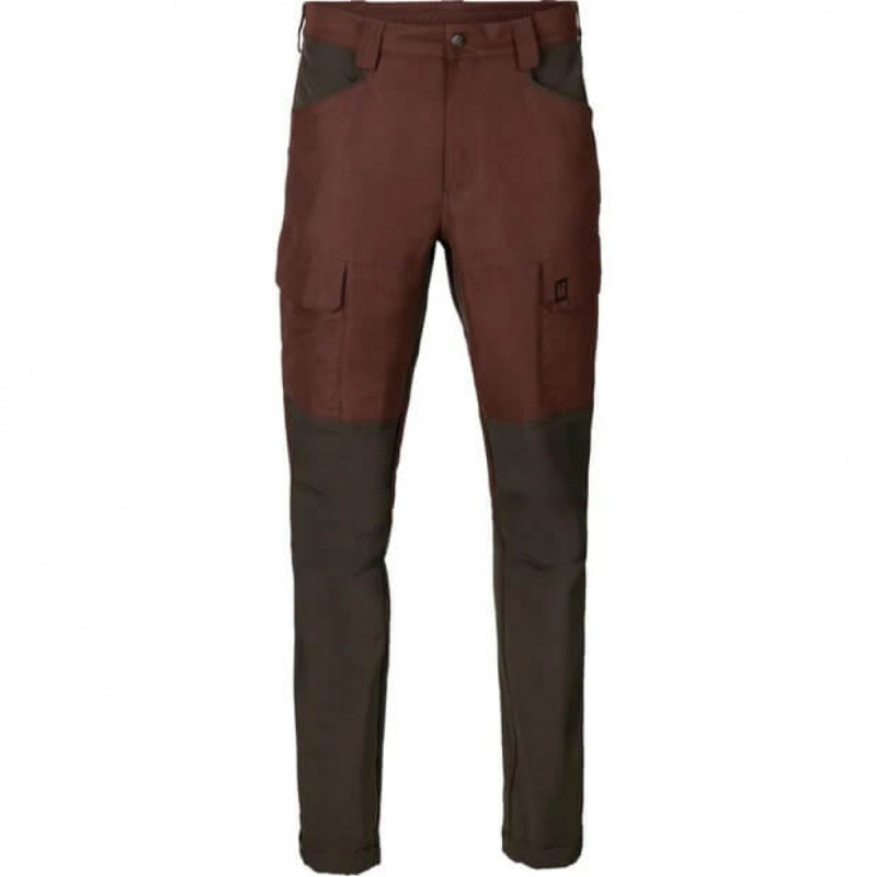 Kelnės HARKILA Asmund (Burgundy/Shadow brown)