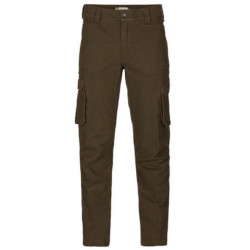 Kelnės HARKILA Floki rough (Dark olive)
