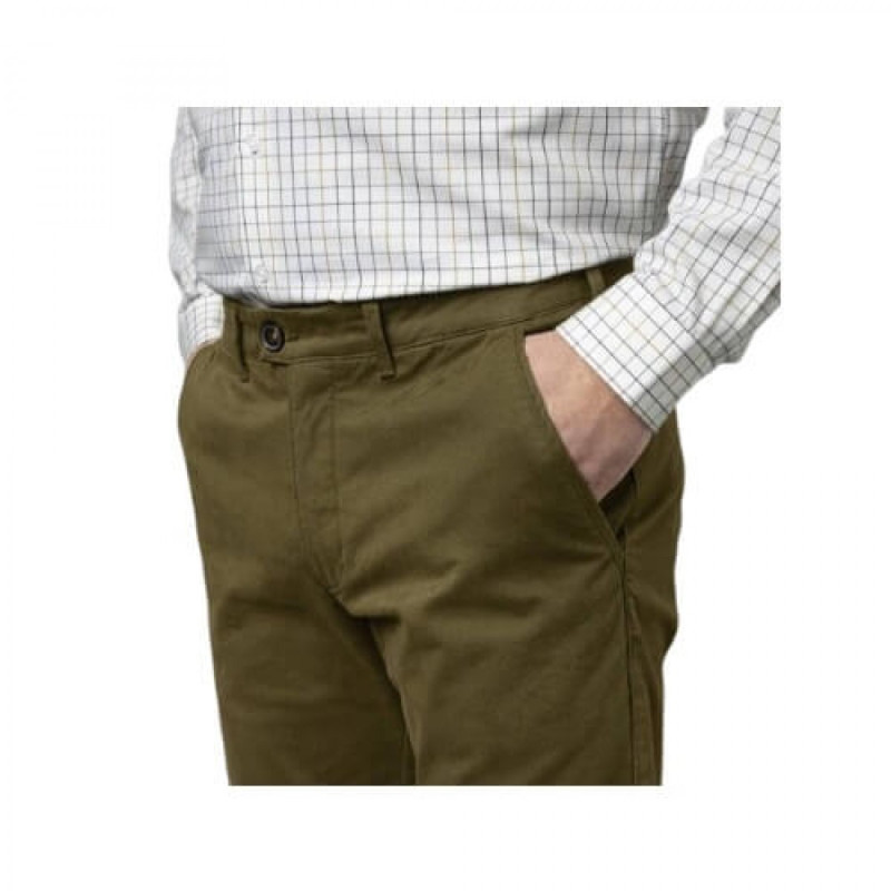 Kelnės HARKILA Norberg Chinos (Beech green)