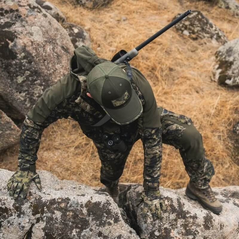 Kelnės SEELAND Chaser Aero Camo (InVis MPC green)