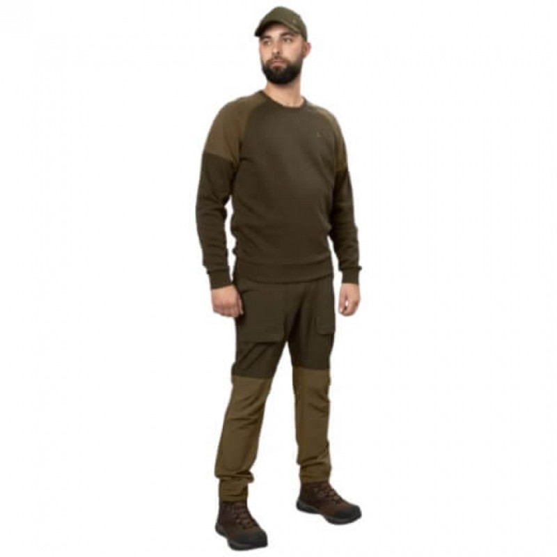 Kelnės SEELAND Cross (Pine green/Dark olive)