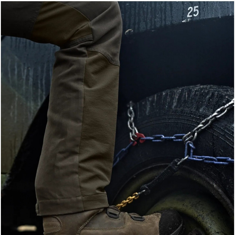 Trousers HARKILA Hill (Willow green/Brown)