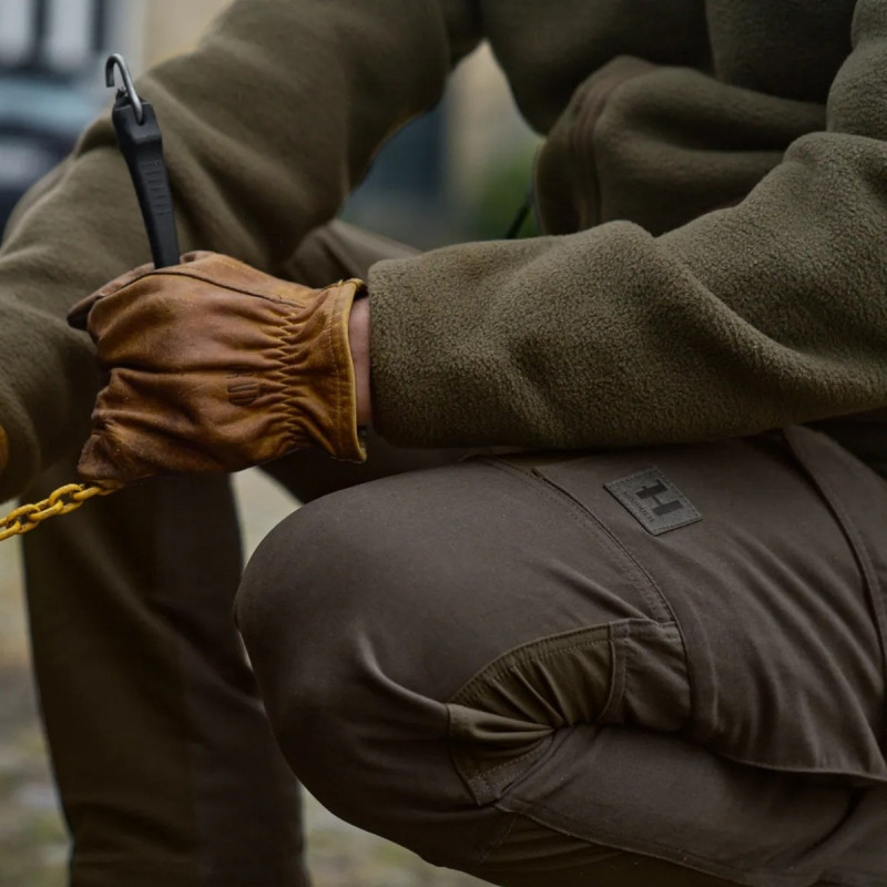 Trousers HARKILA Hill (Willow green/Brown)