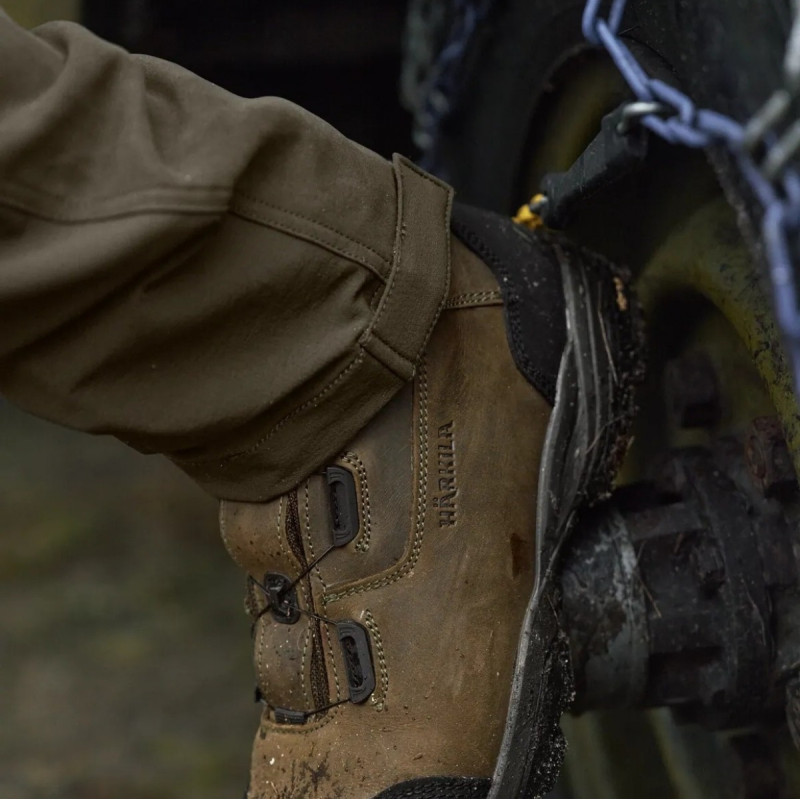 Trousers HARKILA Hill (Willow green/Brown)