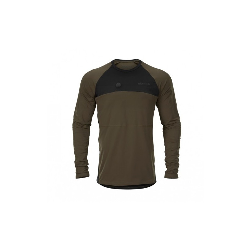 Šildomi apatiniai marškinėliai HARKILA Heat L/S (Willow green/Black)