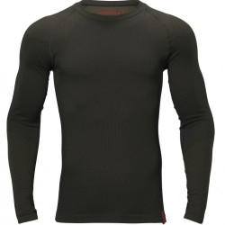 Apatiniai  marškinėliai Harkila Base active L/S o-neck (Dark willow green)