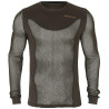 Underwear Set HARKILA Base Mesh crew (Shadow brown)