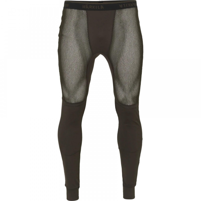Underwear Set HARKILA Base Mesh crew (Shadow brown)