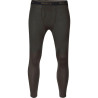 Base layer trousers HARKILA All Season side zip long (Shadow brown)