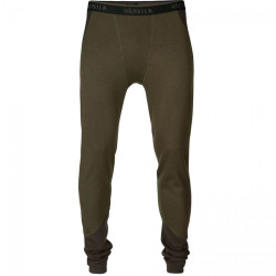 Base layer trousers HARKILA Base Warm long johns (Willow green/Shadow brown)