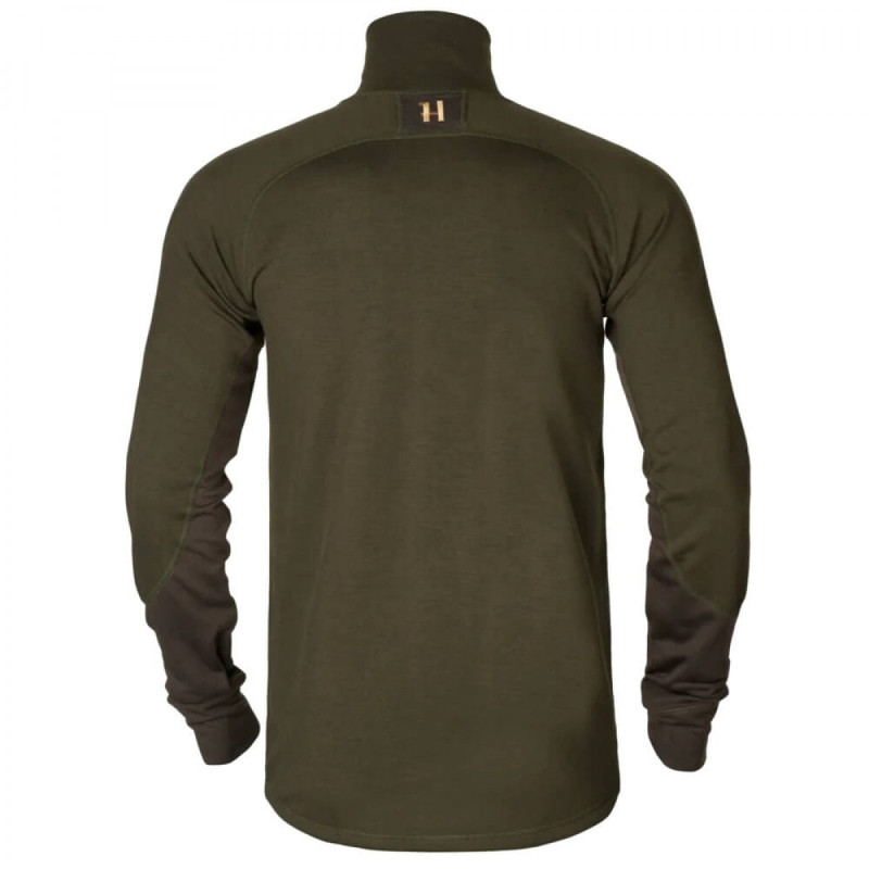 Base leyar shirt HARKILA Base Warm (Willow green/Shadow brown)