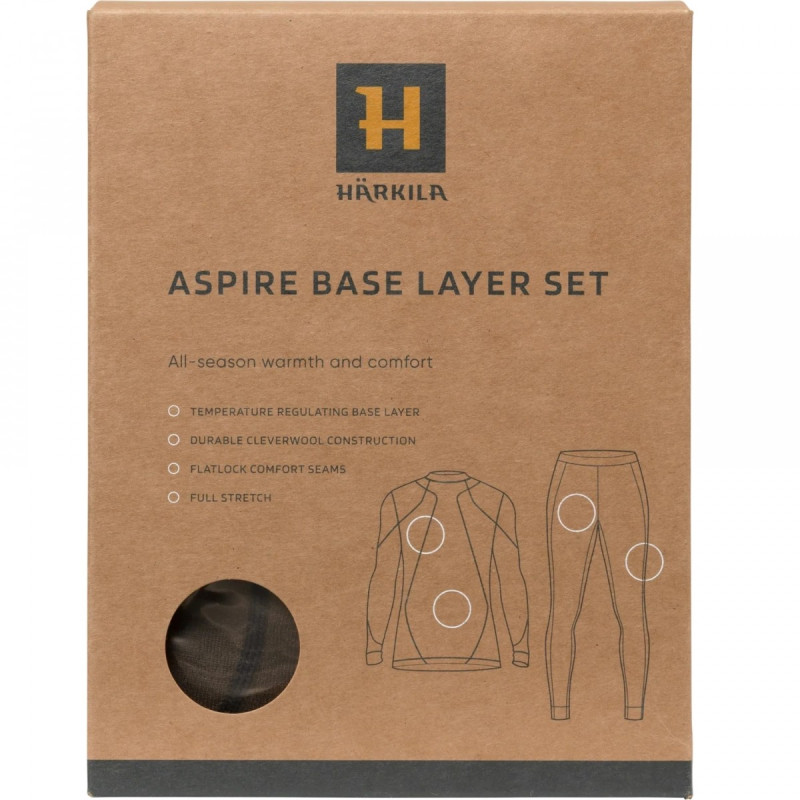 Apatinių drabužių komplektas HARKILA Aspire (Shadow brown)