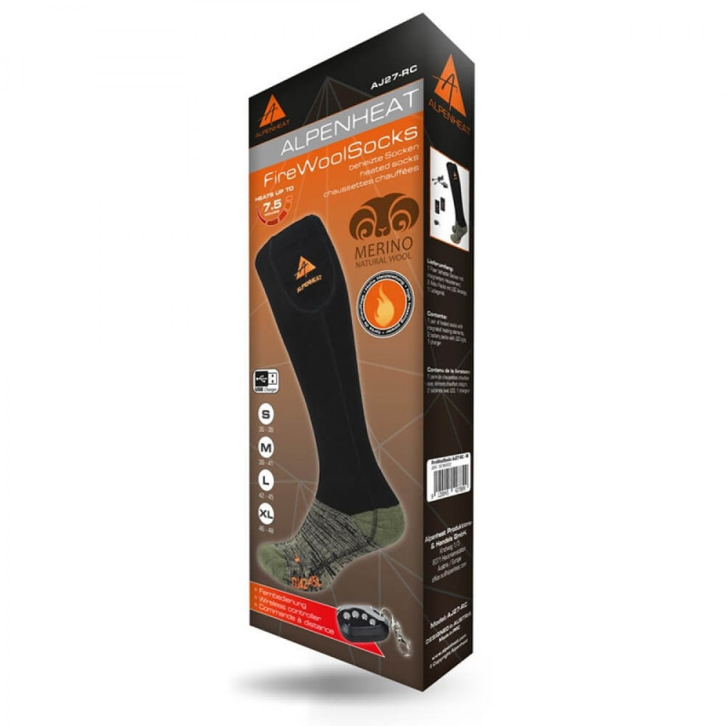 Šildomos kojinės ALPENHEAT Heated FireWoolSocks (AJ27)