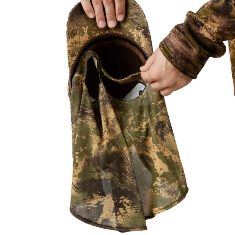 Cap Facemask HARKILA Deer Stalker (camo w/mesh AXIS MSP forest green)