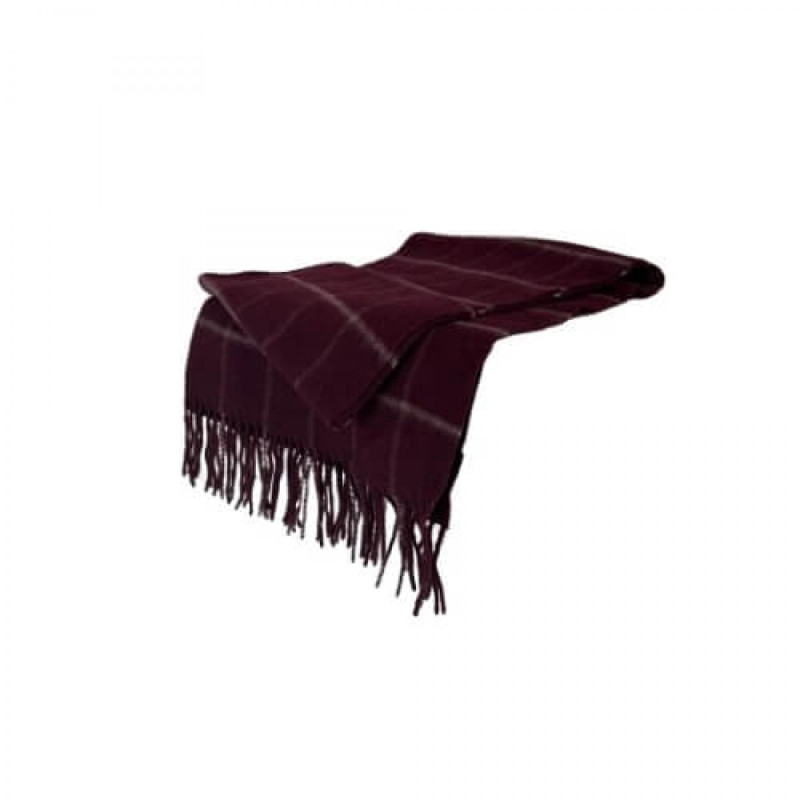 Šalikas HARKILA Retrieve (Burgundy check)