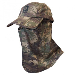 Cap Facemask HARKILA Deer Stalker (camo w/mesh AXIS®MSP Forest green)