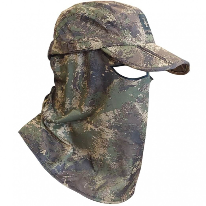 Cap Facemask HARKILA Deer Stalker (camo w/mesh AXIS®MSP Forest green)
